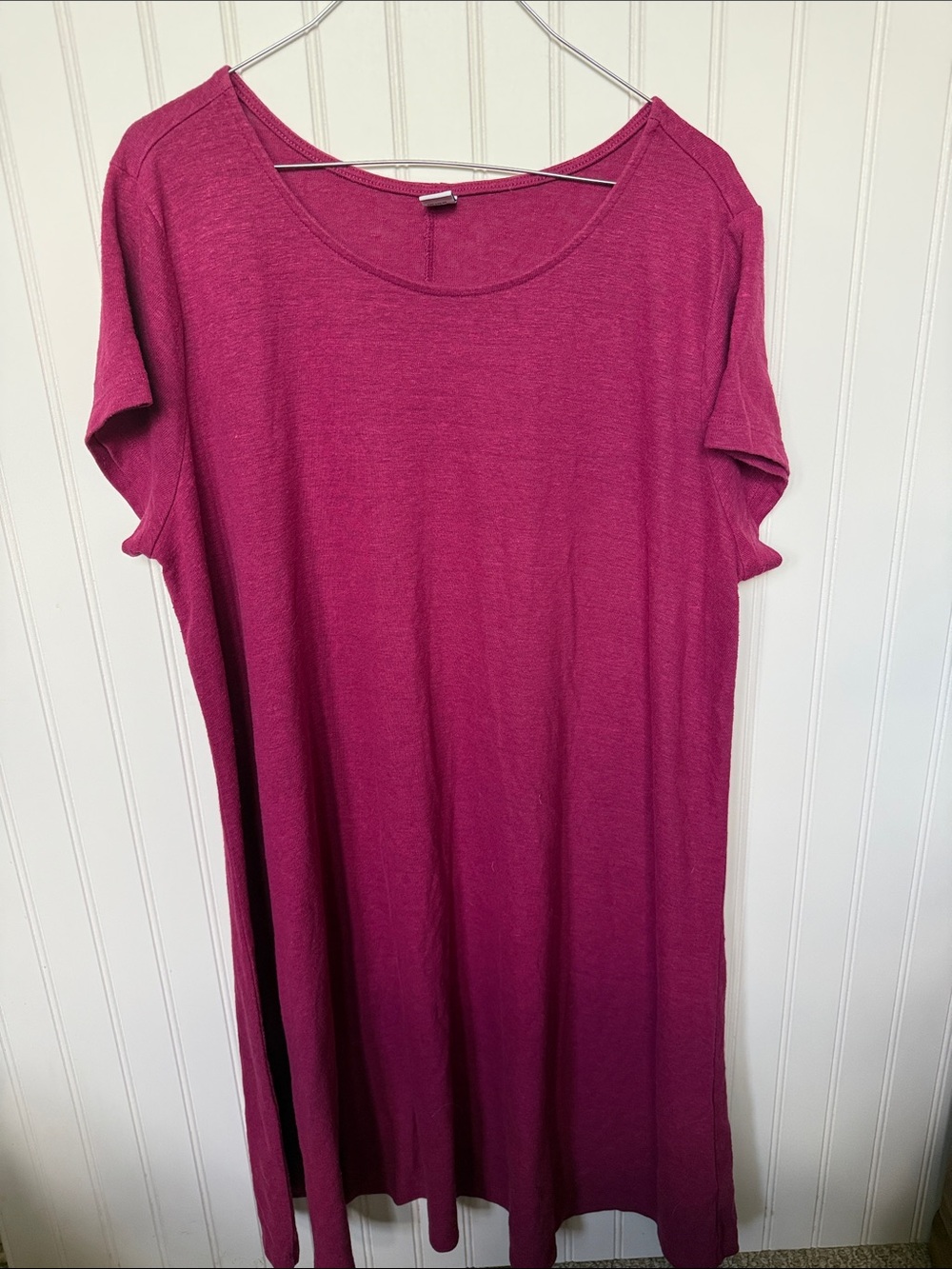 Old Navy Fuchsia Scoop Neck dress pink 2xl